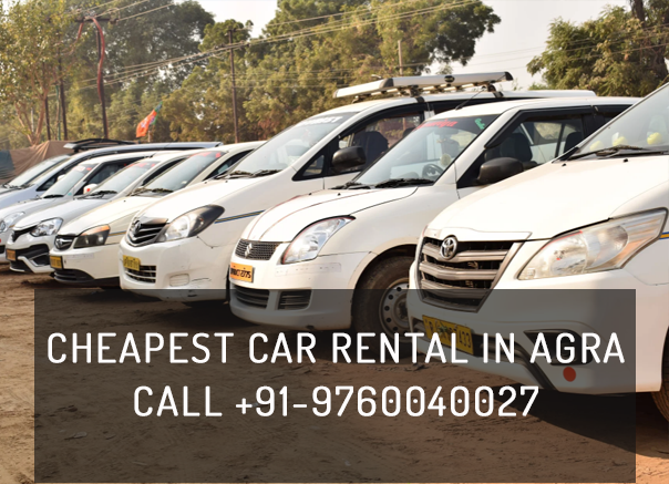 Cheapest Car Rental in Agra