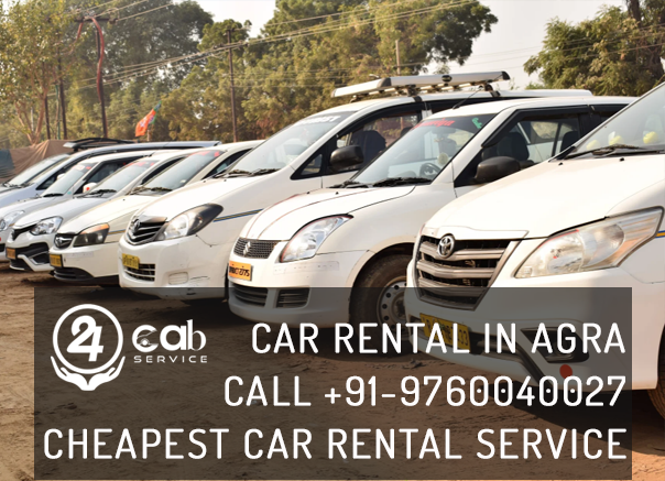 One Day Car Rental in Agra