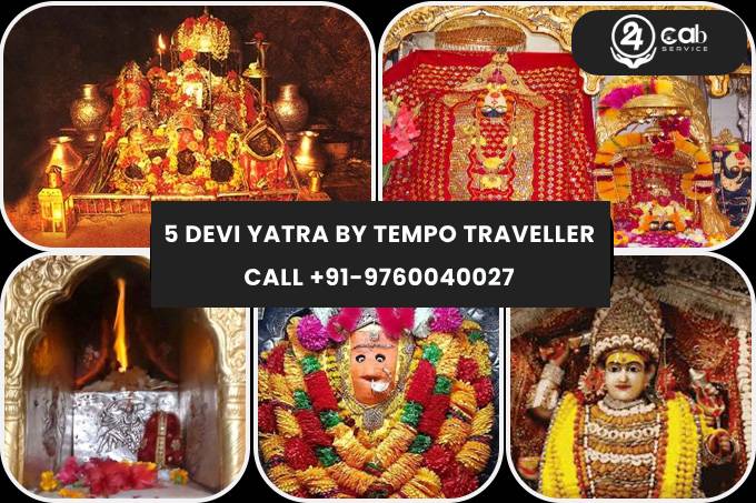 5 Devi Yatra Tour Package by Tempo Traveller